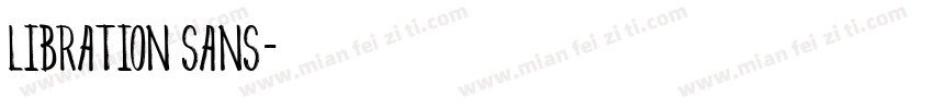 libration sans字体转换
